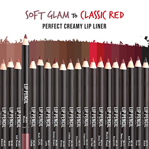 Image of Kiss New York Professional Slim Long-Wear Lip Liner Pencil, Matte Finish