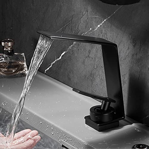 Robinets de lavabo à cascade MOCHAMIK finition argentée durable - 2