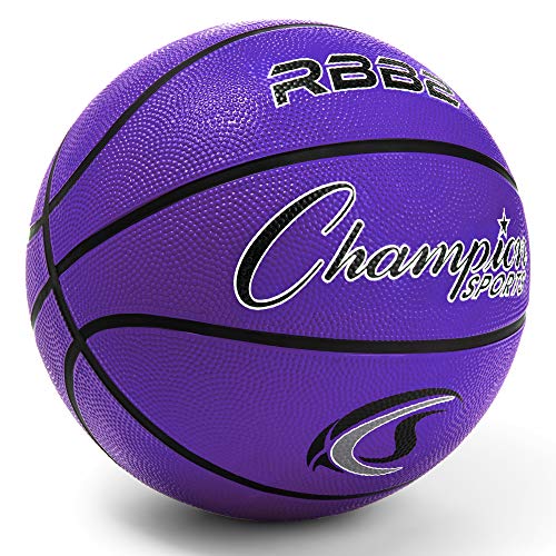 Image of Champion Sports Official Heavy Duty Rubber Cover Nylon Basketballs