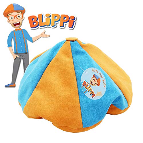 SYUSAMA Blippi Hat Unisex Children Kids Teenagers Blippi Cap Cosplay Prop