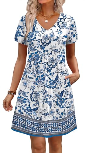 WIHOLL Plus Size Tummy-Hiding Dress