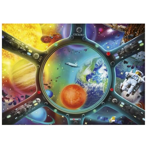 Puzzle EDUCA Promenade Spatiale 500 pièces Thème Science et espace Dimensions 48x34 cm - vue 2