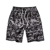 Yowablo Shorts Schwimmen Unterwäsche Herren Mode Atmungsaktive Hosen Hosen Beach Print Running (M,3Mehrfarbig)