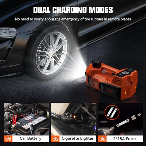 Olmlmo ELECTRIC CAR JACK-A Car Jack, 5 Ton (11023 Lbs) 12V Hydraulic Car Jack Kit thumb #2
