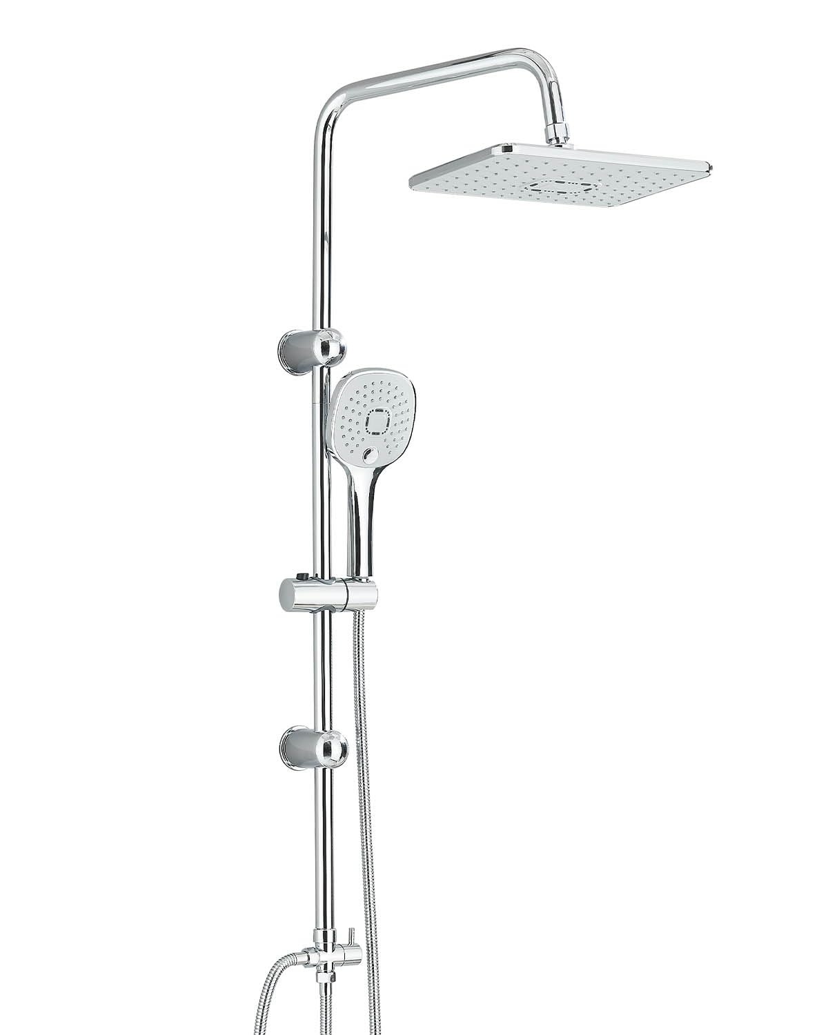 Edelstahl Duschsystem ohne Armatur Regendusche Duschset Wassersparend