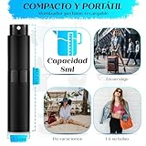 FRAVAST® Atomizador Perfume Recargable 8ml + 3 Accesorios de...