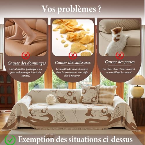 Housse de canapé lavable pour protéger durablement vos meubles des taches