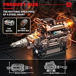 Sosuy RR V12 Motorized Engine Building Block Kit, Electric Motor Drive, Ultra‑Realistic Working Replica Model 733Pcs, STEM Educational Engines Toy Birthday Christmas for Boy Kid Adult 14+
