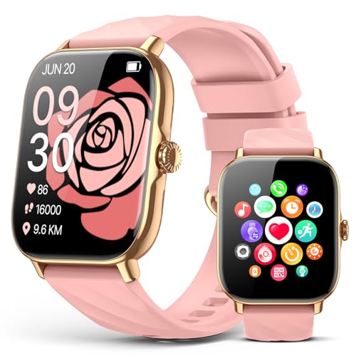 Kriutefy Smart Watches Fitness Tracker for Women Men with...
