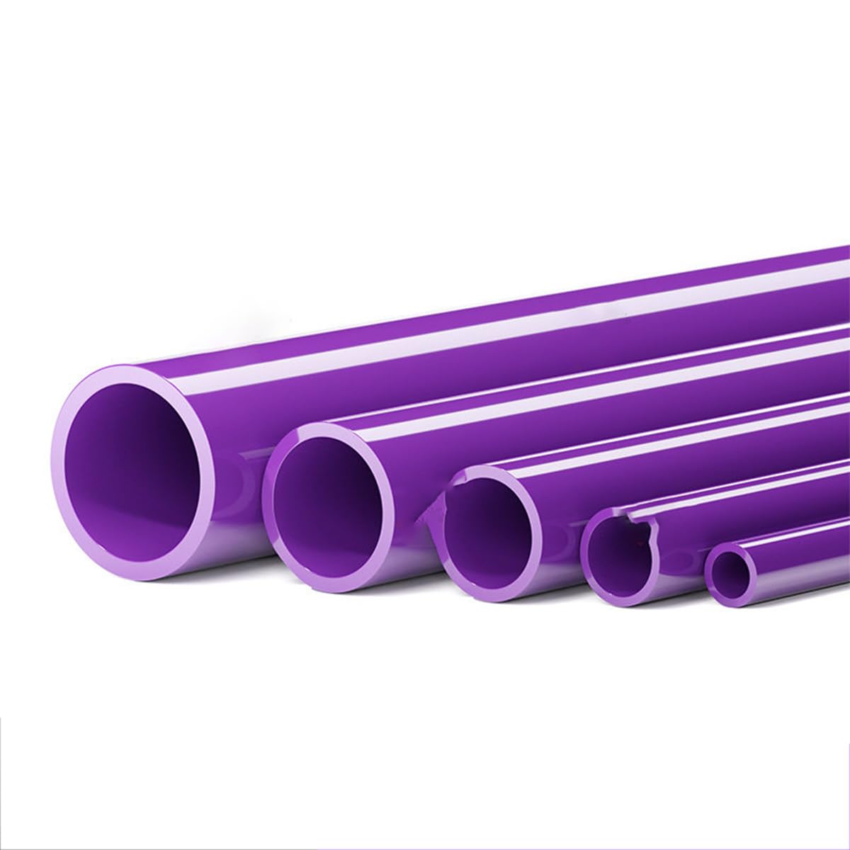 Okrągła rura z przezroczystego PVC do akwarium DIY