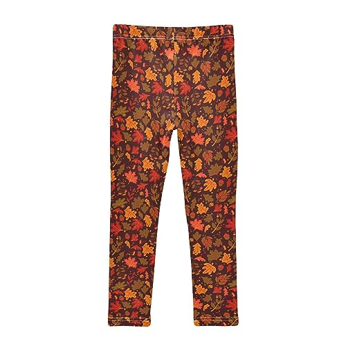 Aflyko Festive Girls' Leggings Kids Workout Pants Dance Tights Ankle Length 4-10T2