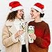 6Pcs Christmas UV DTF Wraps for 40 oz Glass Water Bottle Lime Green Santa Xmas Deer Tree Waterproof Rub On Transfer Decals for DIY Crafts Laptop