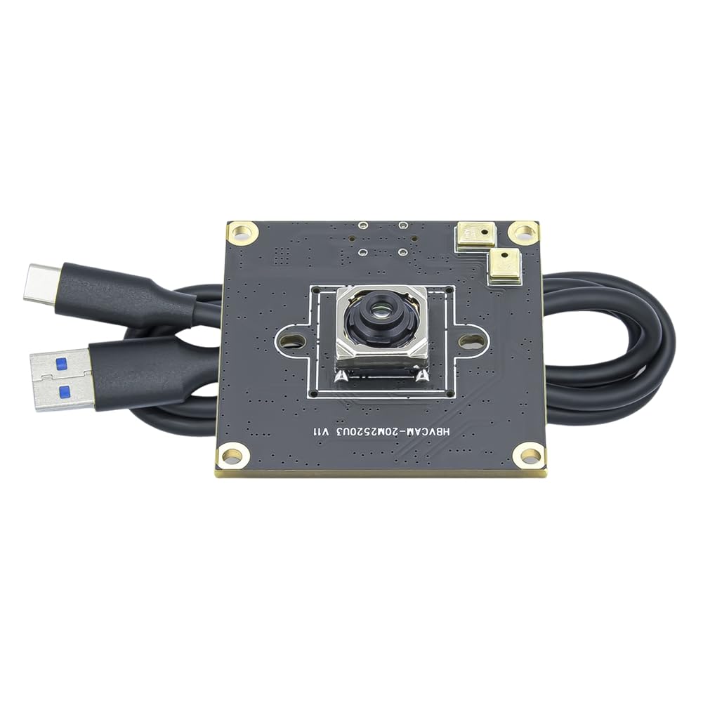 Czujnik IMX230 20 MP USB kamera internetowa rozdzielczość 5344 x 4016 moduł kamery przemysłowej do strumieniowego przesyłania wideo konferencji 90 stopni