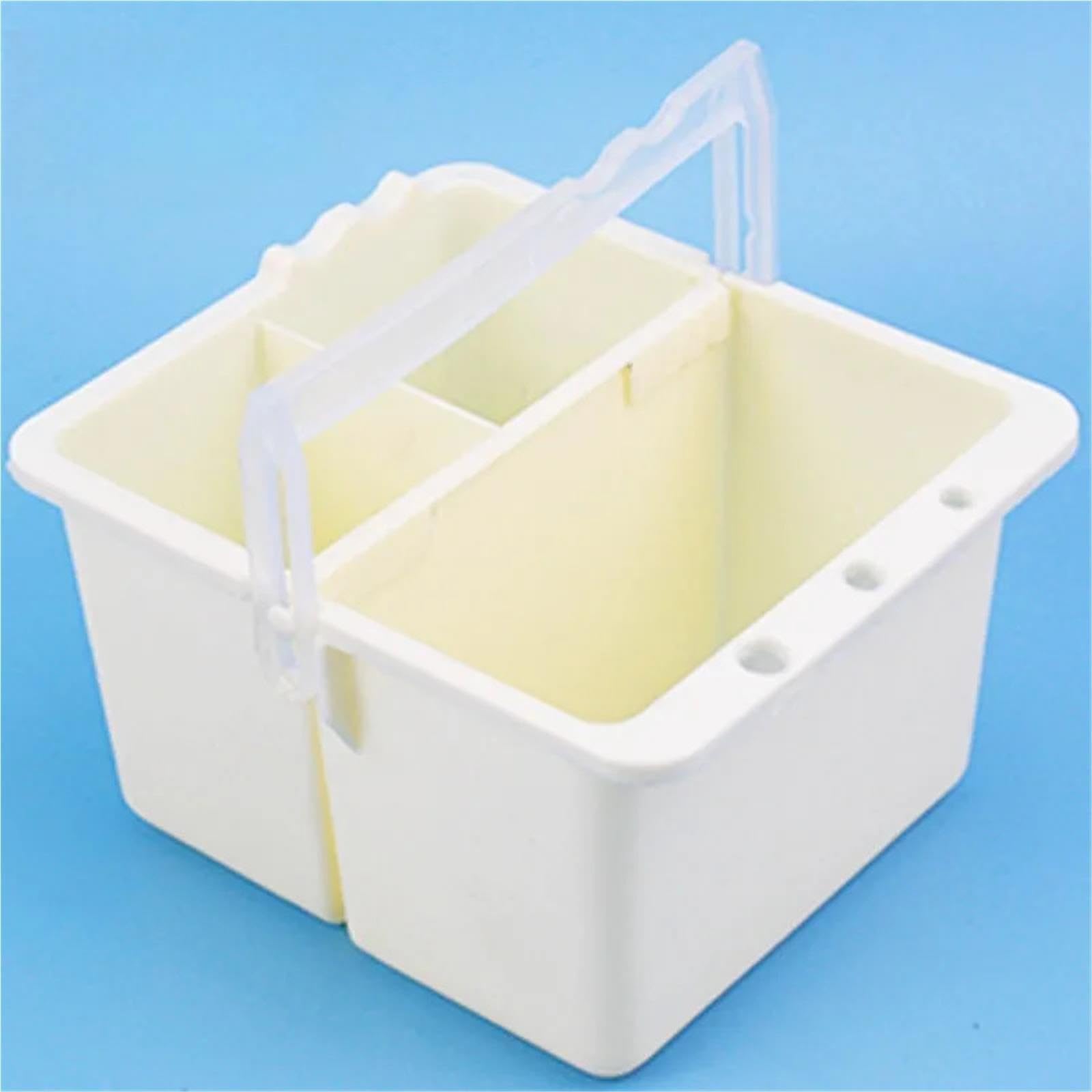 Bicchiere Per Pulire I Pennelli Pennello in plastica multifunzionale, tazza for lavaggio, porta pennelli for risciacquo, for acqua for pittura, for guazzo e acquerello(Yellow)