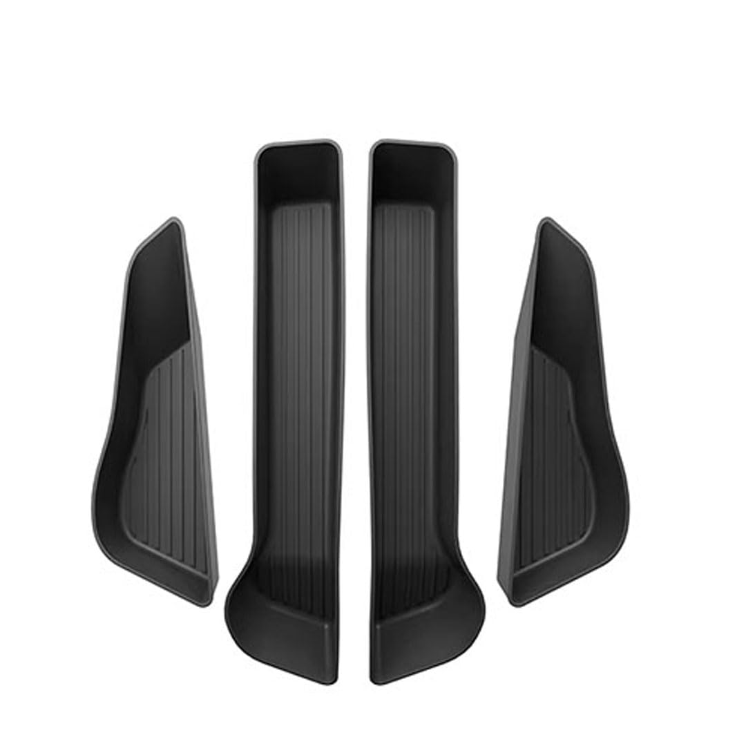 Zuphte Car organizer for BYD ATTO3 ATTO 3 YUAN PLUS 2025-2026, Car Door Handle Storage Box Front Rear Door Storage Tray Organizer TPE