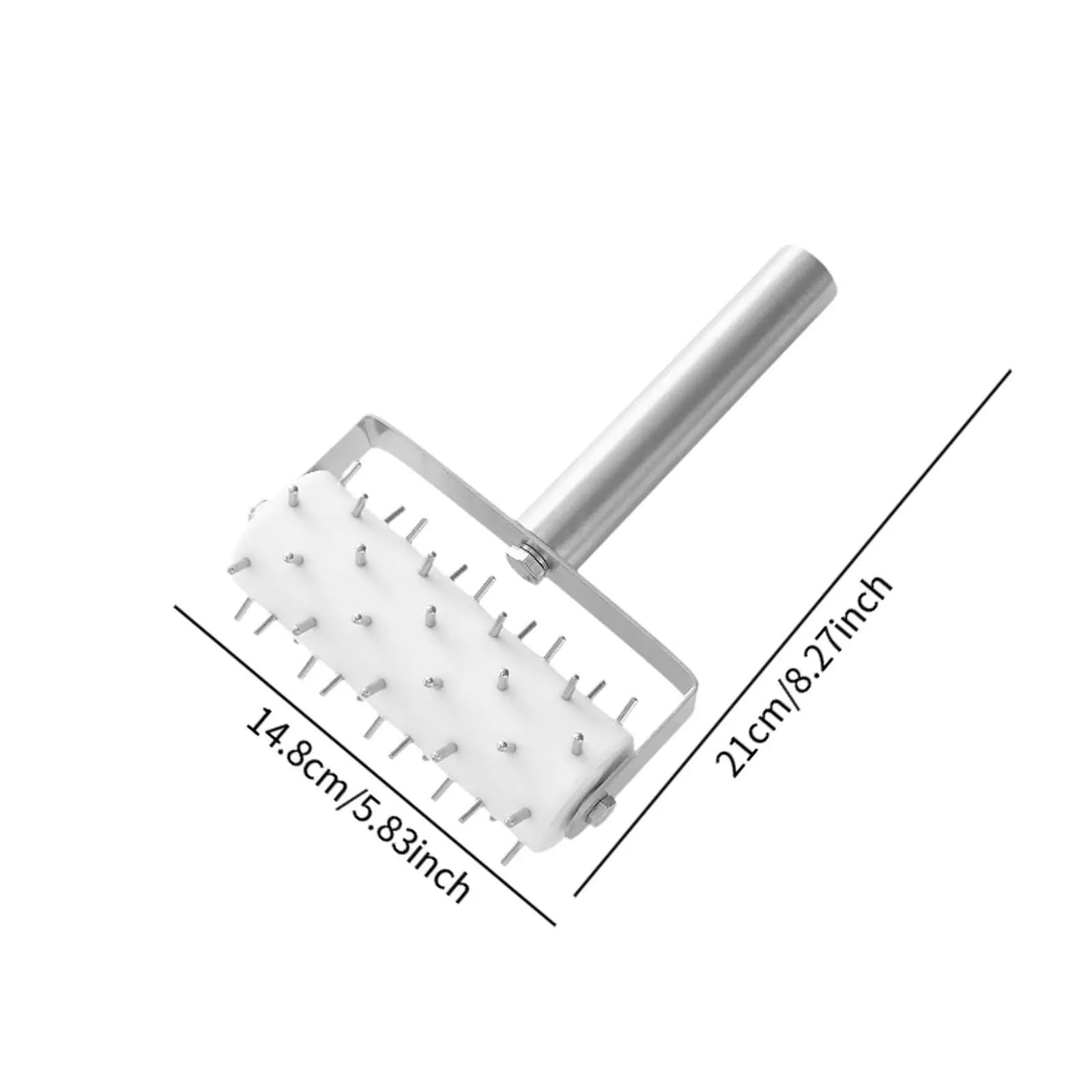 Rullo for impasto for pizza Perforatore fai-da-te facile da usare con perni for manici for torte e focacce