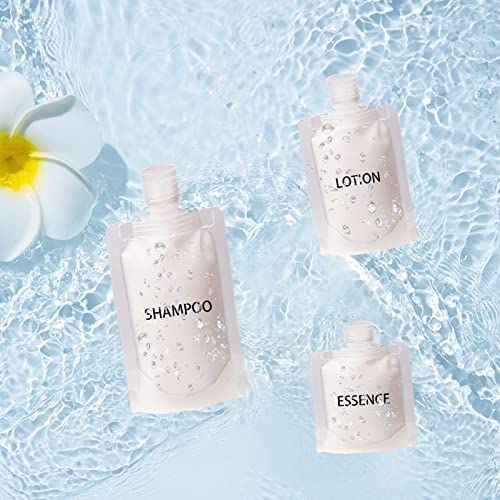 GUXACU 18 PCS Travel Pouches for Toiletries TSA Approved Travel Fluid Makeup Packing Bag Travel Containers for Toiletries Leak Proof Travel Size Toiletries Refillable Cosmetic Containers - Thumbnail 5