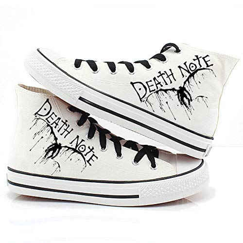 Csqw Death Note High Gang Zapatillas de Lona para Zapatillas de Deporte Unisex para niños y...
