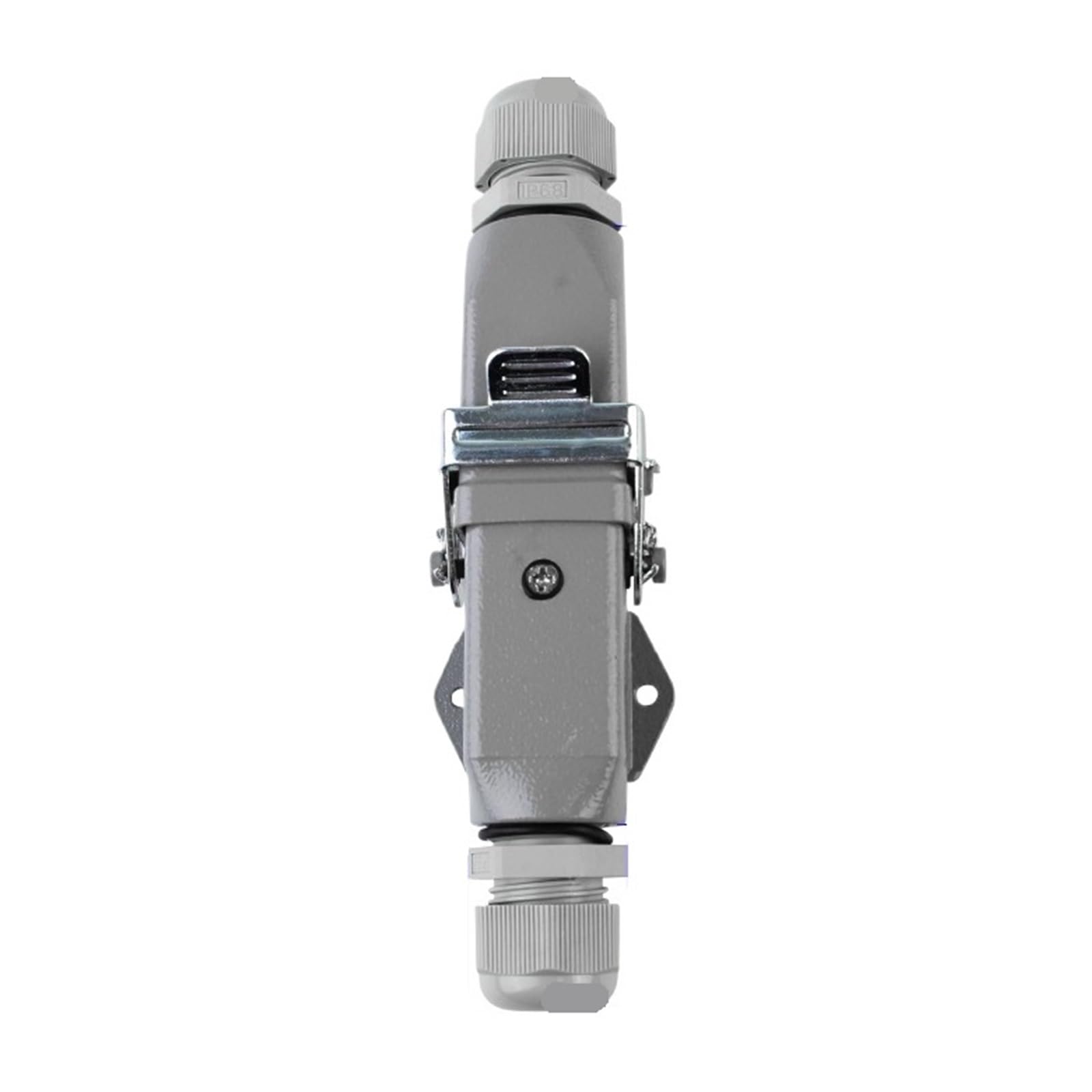 HA-Series Rectangular Industrial Connector 4-8 Pin IP65 Waterproof 10A 16A(Butt Type 6 pins)