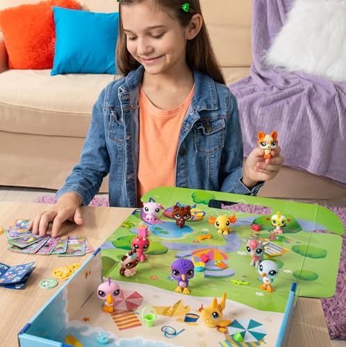 littlest pet shop - traveling adventure collector set - lps gen 7 authentic mystery figures surprise collectible kidult toy girls boys kids tweens ages 4