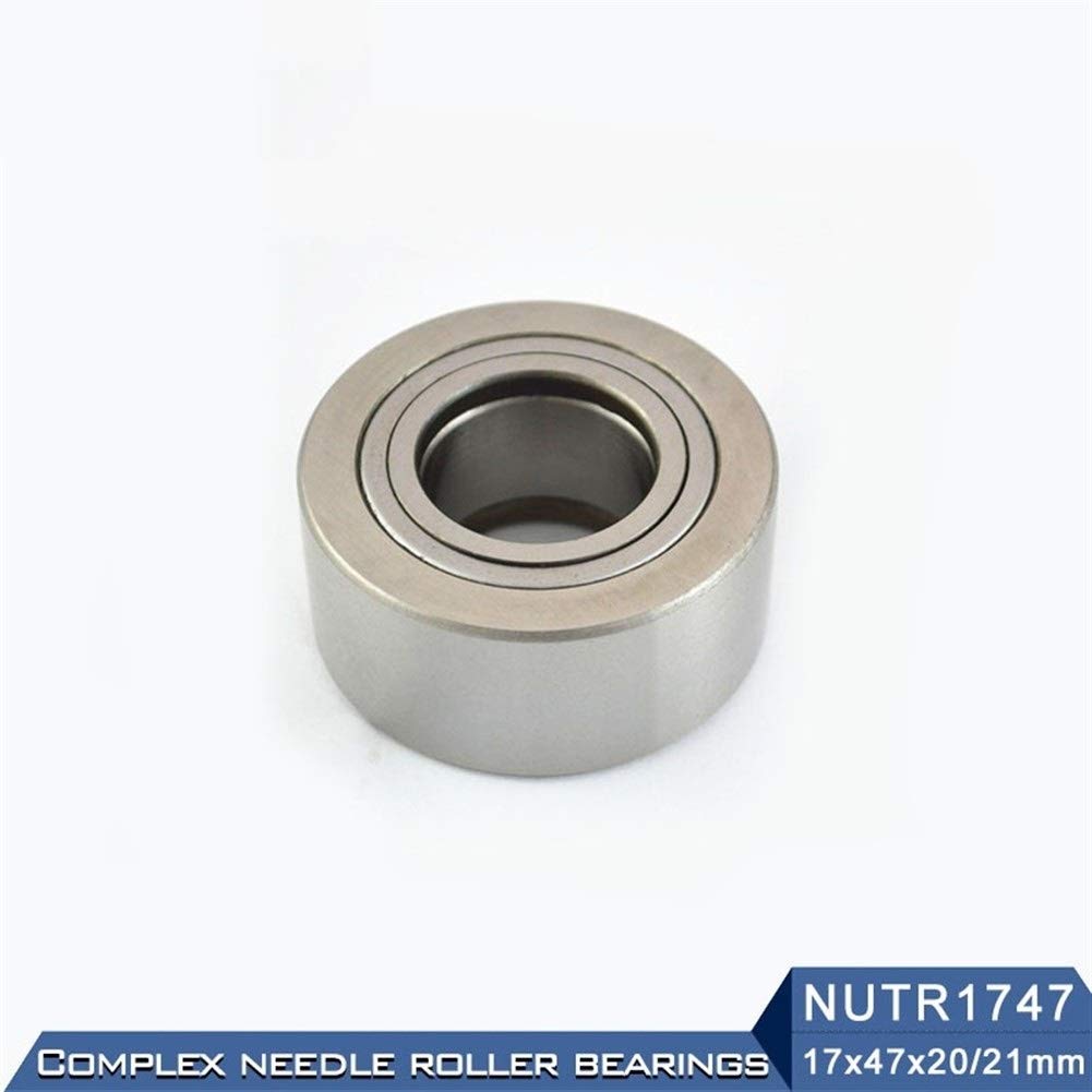 WAAZVXS WEIWEIBEIER NUTR1747 Roller Followers Bearings 17x47x21x20mm (1 PC) NUTR 1747 Yoke Type Track Rollers Bearing NUTD1747
