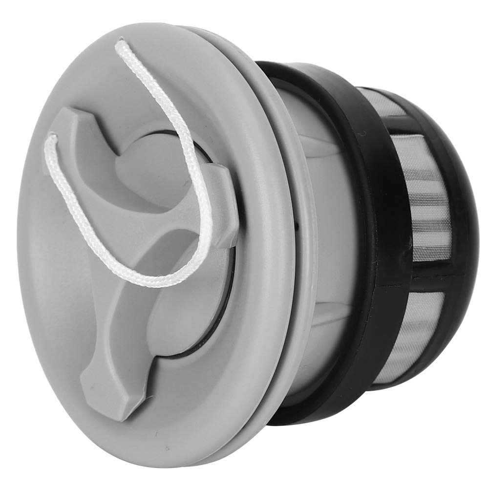Valvola di Ricambio per Aria per Barche, Gas con Filtro a Rete, 3 Pezzi, Sicurezza per Tende gonfiabili, gommoni e Kayak (Grigio)