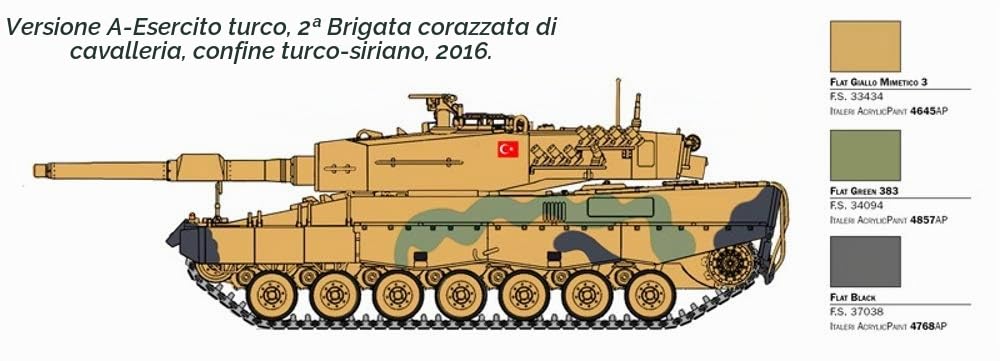 Italeri 6559 Leopard 2A4 Model kit carri armati Scala 1:35