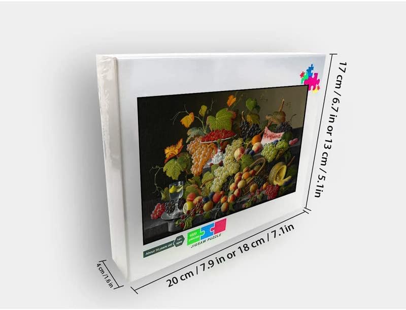 Miniatura 3 de Rompecabezas de madera para fiesta de frutas, 1000 piezas para adultos, frutas frescas, desafiante, colorido, divertido, juego de rompecabezas