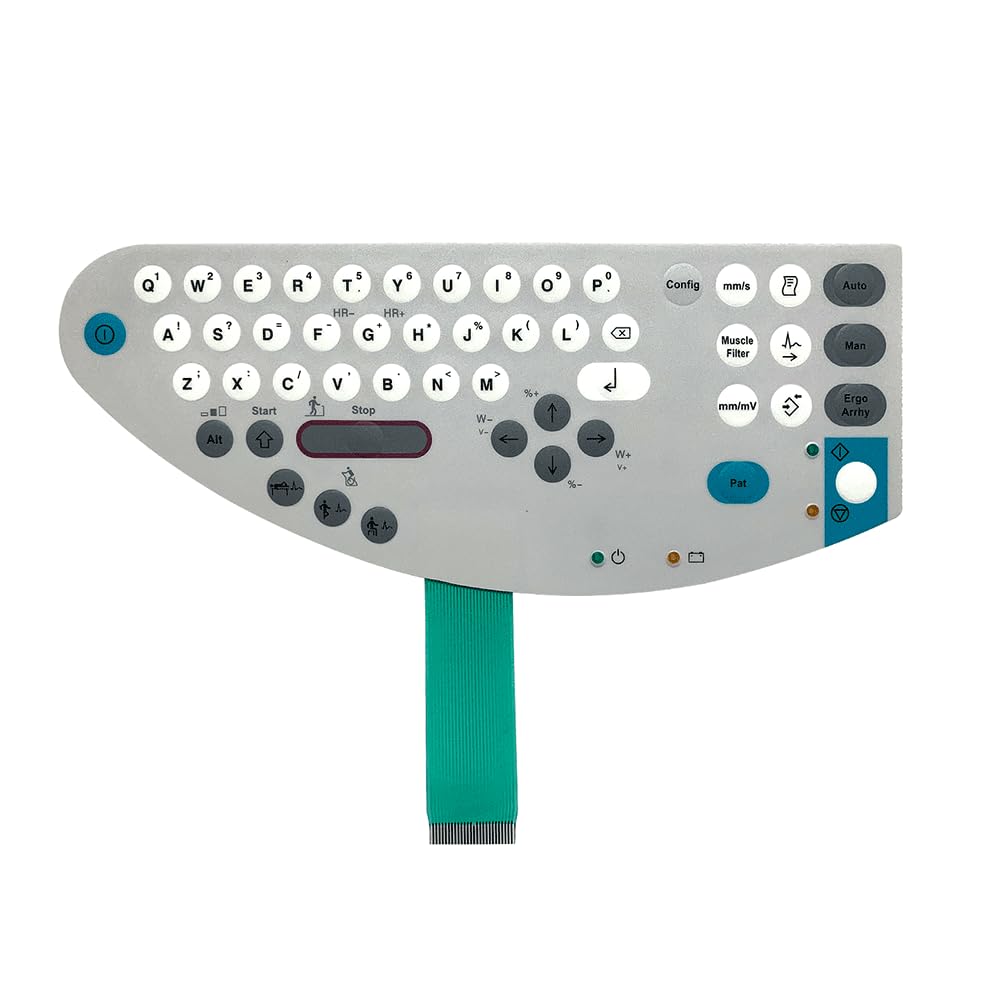 SINM Keypad Film for GE MAC-1200 MAC-1200ST Recorder, Multi-Parameter Data Analysis Logger Operating Panel Replaced Attachment-image-46