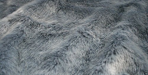 Tissu en fausse fourrure bleu pour plaid de bébé et déco de chambre