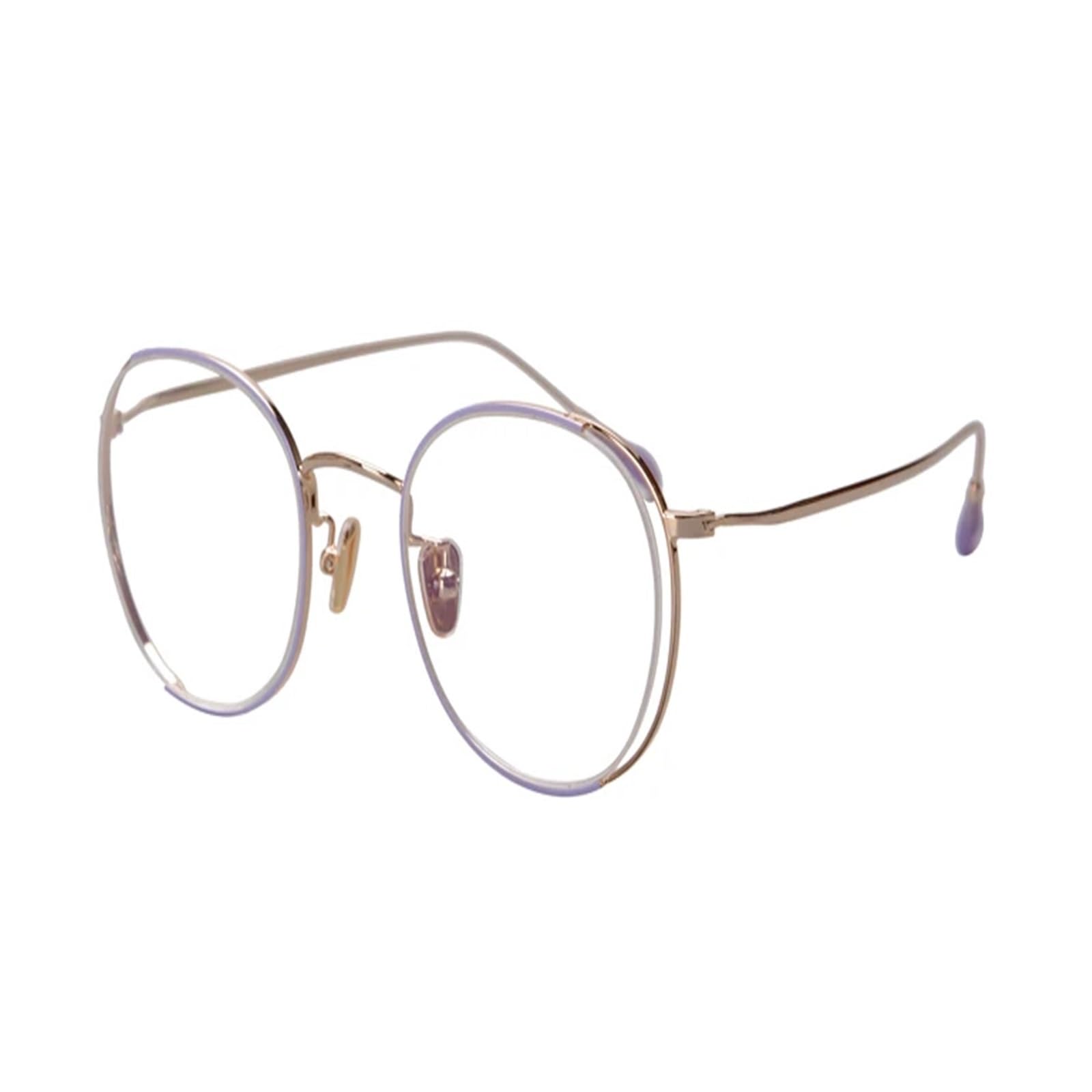 Glasses Frame for Women & Men – Stainless Steel & Acetate Round Spectacle Frames, Unisex Eyewear