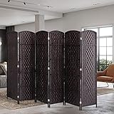 SIMFLAG Folding Screen Room Divider 6 Panel, 6Ft 19.7' Wide Partition Room Dividers...