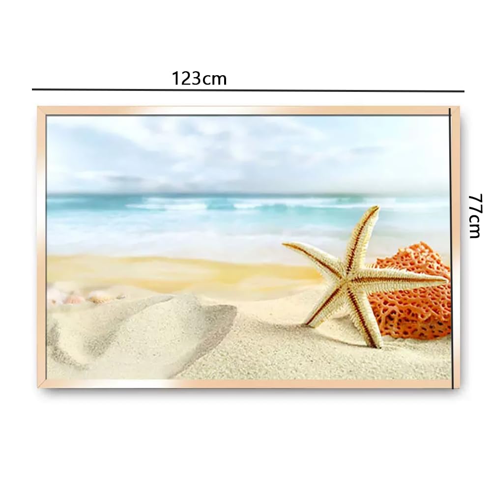 Calentador De Espacio Decorativo De 1000 W, Calentador Montado En La Pared, Decoración De Pared De Cristal De Carbono, Panel Cálido, Consumo De Bajo Energía,H