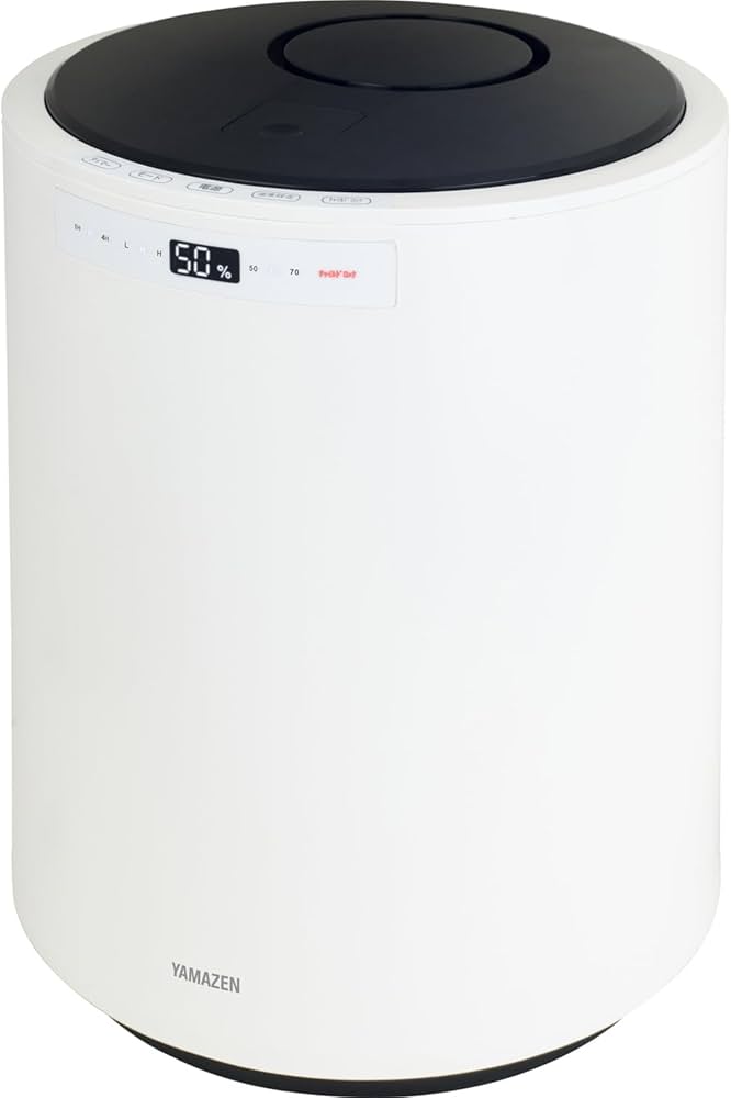 山善]加湿器 スチーム式 タイマー付 ホワイト