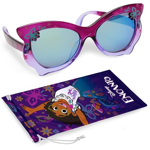ARKAID Encanto Disney Sunglasses for Kids Stylish Comfortable & Durable UV-Protective Mirabel Glasses With Soft Carrying Case - Official Mirabel Accessories for Girls