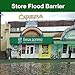 Long Sandbags for Flooding, Flood Protection Flood Water Barrier Sandless Sandbags Tube Sandbags Flood Barrier for Home Garage Flooding Door (2, 6 inch, 8 Ft)