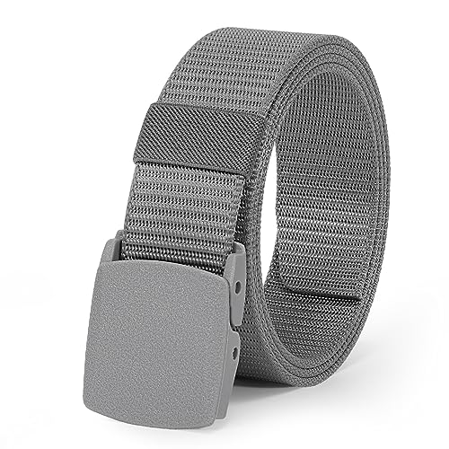 Image of JASGOOD Nylon Canvas Breathable Military Tactical Men Waist Belt With Plastic Buckle
