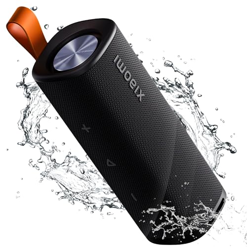 XIAOMI Portable Bluetooth Speaker Bluetooth 5.4, IP67 Wireless Speaker Waterproof with 12 Hours Playback Time, Supports TWS Connection (Black)
