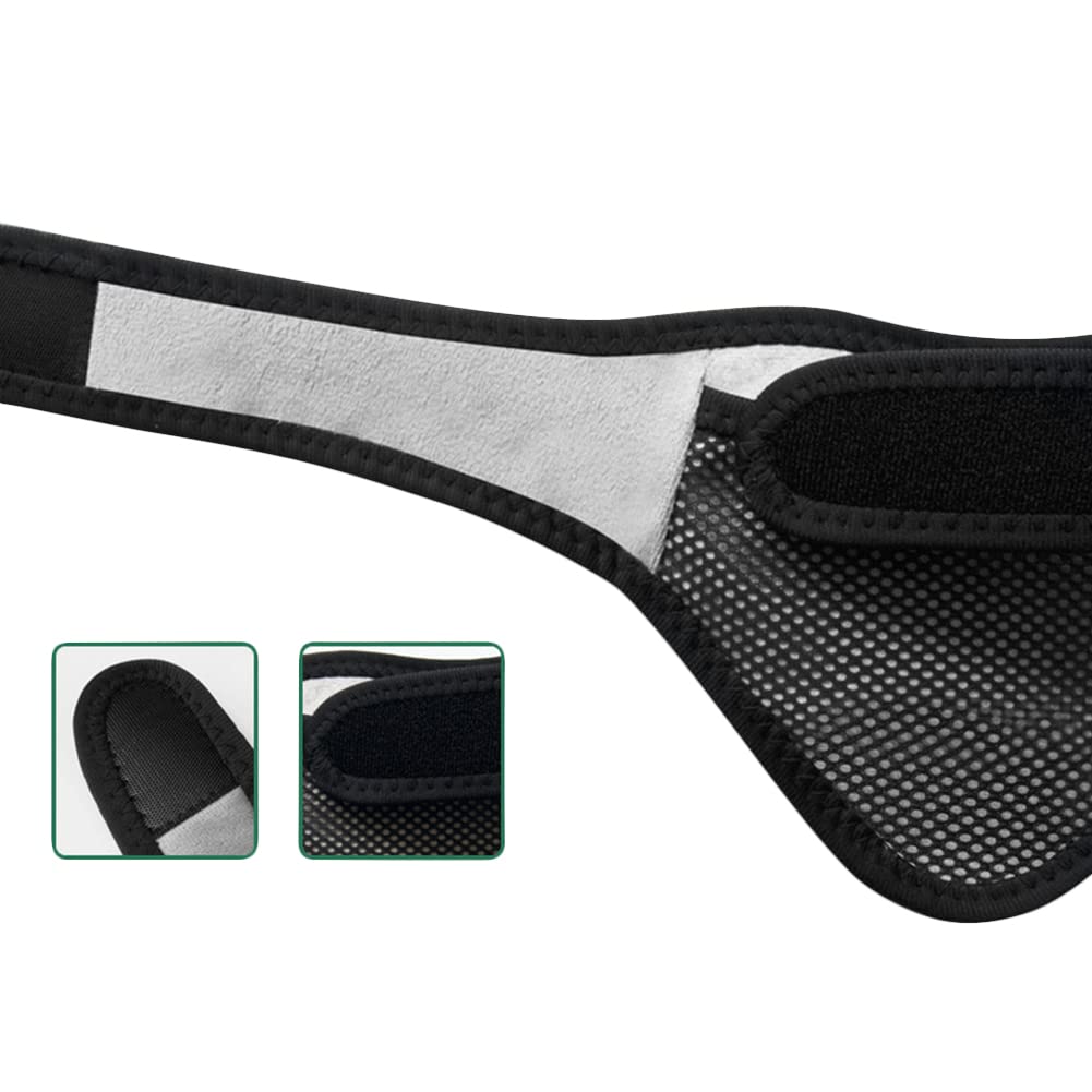 Minerve Cervicale Médicale Homme Femme Minerve de Cou USB Chauffage à Trois Température Couvre Cou Chauffant Collier Cervical Réglable pour Voyage Voiture Bureau 52 x 13,7 CM Vert