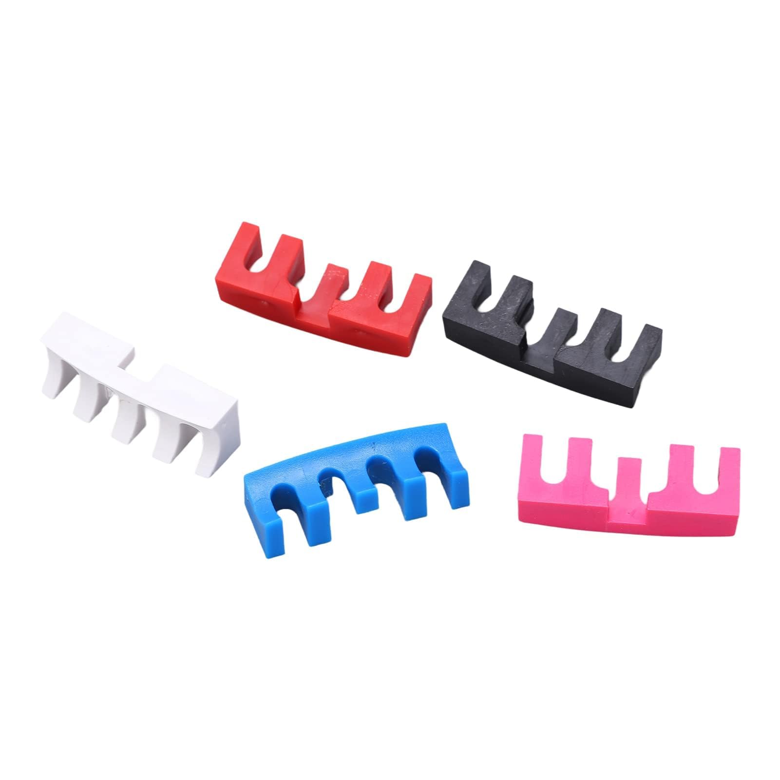 Agatige 5Pcs Répartiteurs de Charge pour Raquettes de Badminton, Protecteur de Cordage de Raquette de Badminton Adaptateur de Répartiteur de Charge de Raquette de Cordage de Badminton Adaptateur