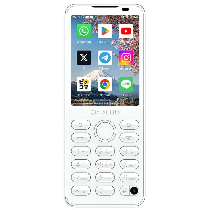 Amazon | 新しいQin F21 Pro スマート タッチ スクリーン電話 WiFi 4GB