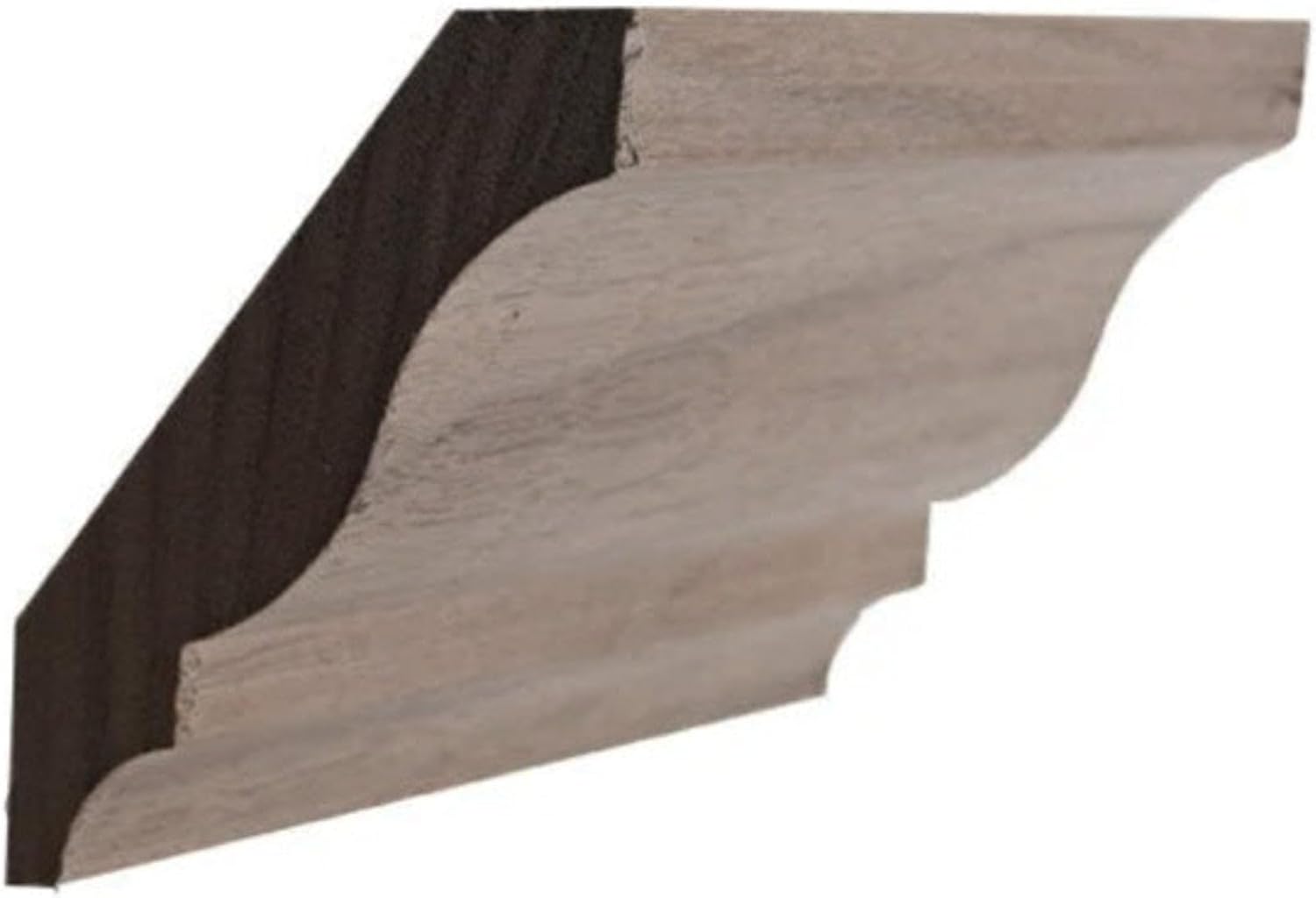 EWCR12 Colonial Crown Moulding Trim, 3/4" x 3-5/8", Red Oak, 94"