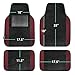 FH Group Automotive Floor Mats – Universal Fit Premium Carpet Car Mats with Driver Heel Pad, Full Set for Cars, SUVs & Trucks - Burgundy
