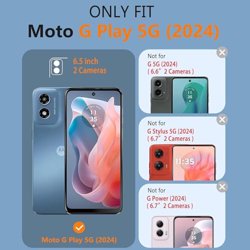 Image of Battery Case for Moto G Play 2024 , Upgraded 10000mAh Portable Protective Wireless Charging Case Compatible with Moto G Play 2024 (6.5 inch) Rechargeable Extended Battery Pack Charger Case (Black)