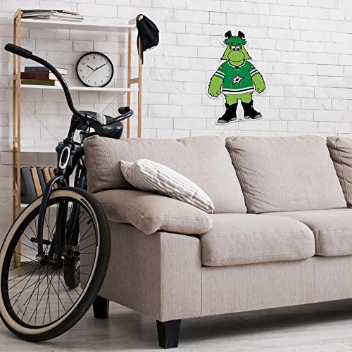 Rico Industries NHL Hockey Dallas Stars Mascot Shape Cut Pennant - Home and Living Room Décor - Soft Felt EZ to Hang - image 3