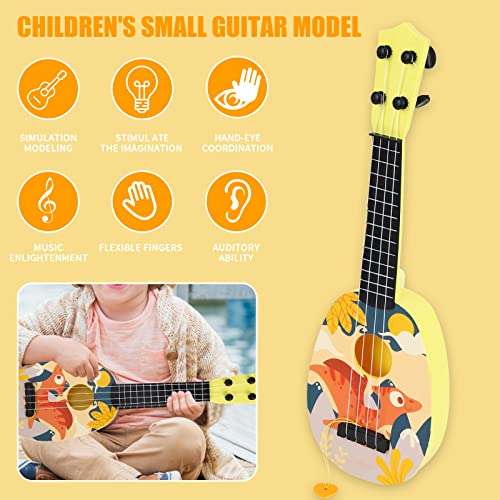43 CM Guitare ukulélé, Enfants Ukulélé Guitare Jouet, Guitare pour Enfants avec 4 Cordes Réglables, Mini-Guitare et… - Les Beatles, Paul McCartney, John Lennon, RIngo Starr, George Harrison 43 CM Guitare ukulélé, Enfants Ukulélé Guitare Jouet, Guitare pour Enfants avec 4 Cordes Réglables, Mini-Guitare et… – Image 7