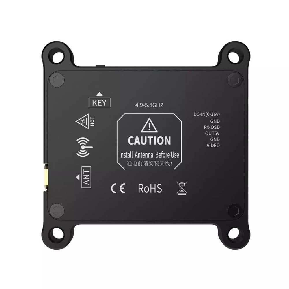 Trasmettitore Video FPV 4.9G/5.8G 2.5W VTX 56CH Regolabile con Antenna per Droni da FPV A Lunga Distanza
