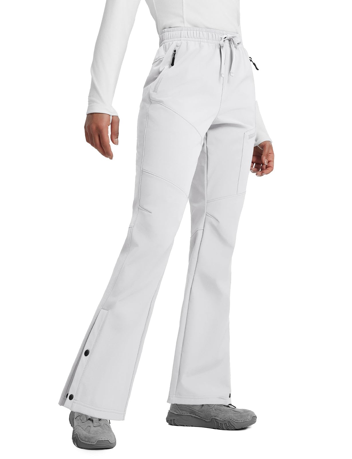 Dames Outdoor Broek - Waterdicht, Winddicht en Gevoerd voor Winter Wandelen, Skiën en