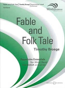 Fable and Folk Tale: wind band. Partition et parties.
