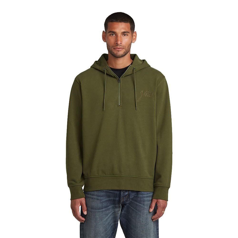 G-STAR Bluza z kapturem Mężczyźni Script Half Zip Hdd Sw